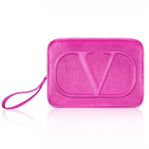 NEW 🩷 Valentino Velvet Cosmetic Bag Bundle - Picture 2 of 11